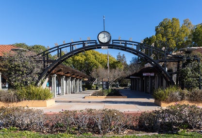 Entrance to Franklin Square in Santa Clara, California
